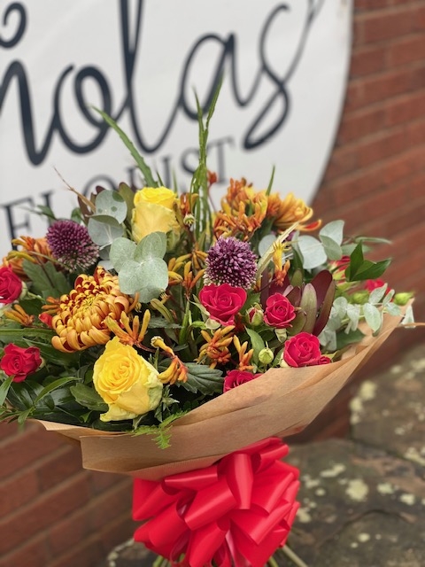 Autumnal hand tied
