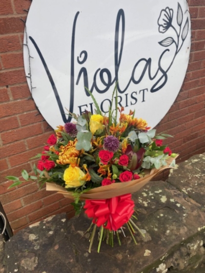 Autumnal hand tied