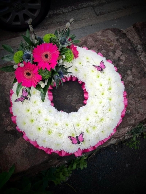 Funeral Wreath with Spray