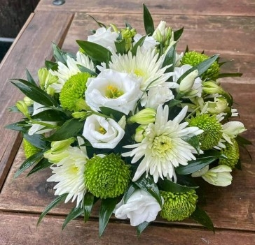 Green & White Posy