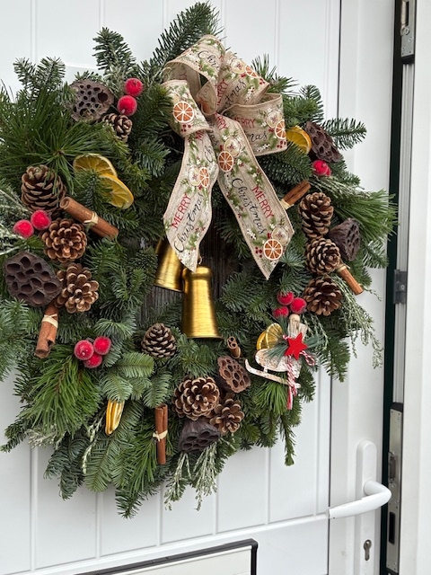 Luxury door wreath