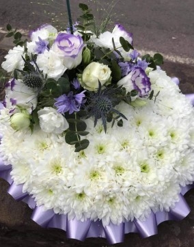 Purple & White Posy