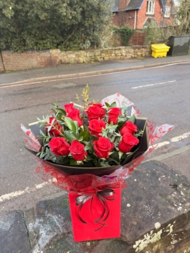 12 or 18 or 24 Beautiful Red Roses