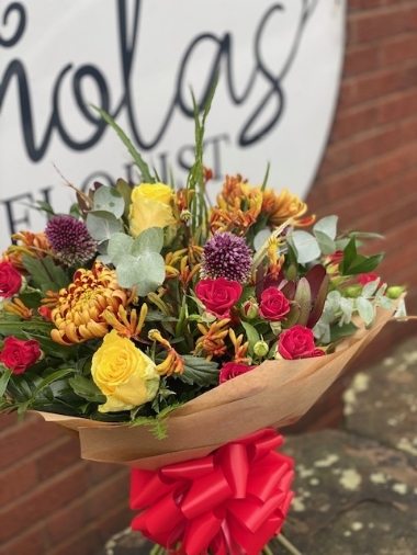 Autumnal hand tied