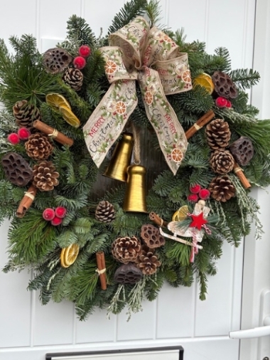 Luxury door wreath