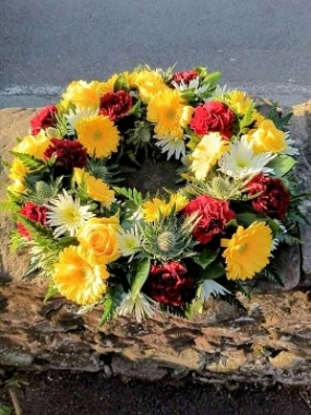 Red & Yellow Wreath