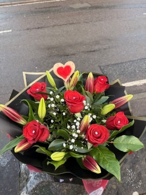 Six or Twelve Kisses with Lilies